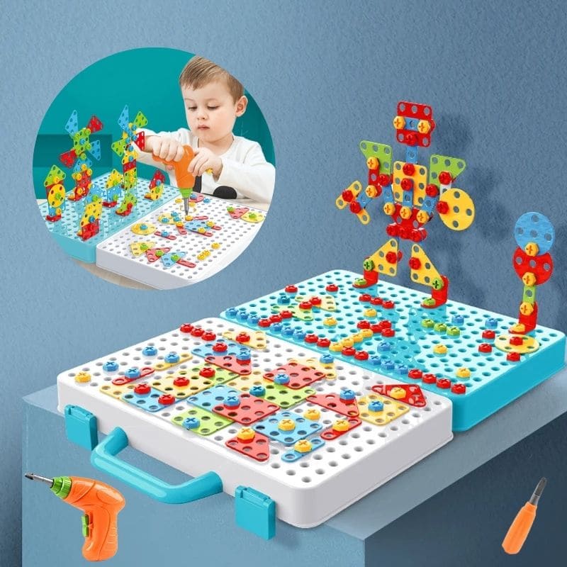 Jeu de construction - Perceuse Visseuse enfant | KiddyCase