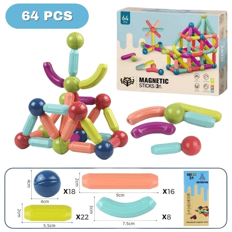 Jeu de construction magnétique | MagicMagnet