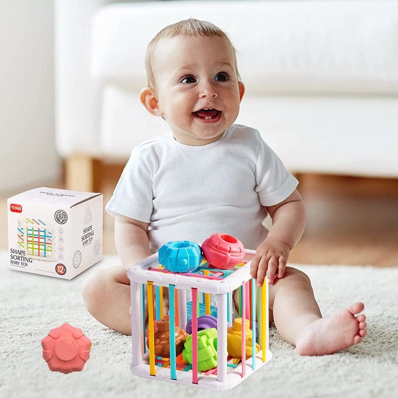 Jouet d'Éveil Bébé : Blocs Éducatifs Multifonctions | BabyCubix