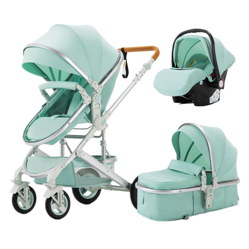 Poussette trio 3-en-1 bébé top confort | Queen Carriage