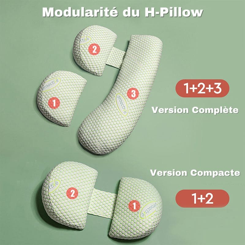 Coussin de grossesse - Support Lombaire Optimal | H-Pillow