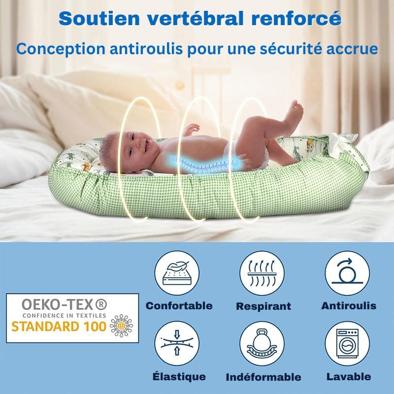 Réducteur de Lit Bébé - Sécurité et Confort | SafeCocoon