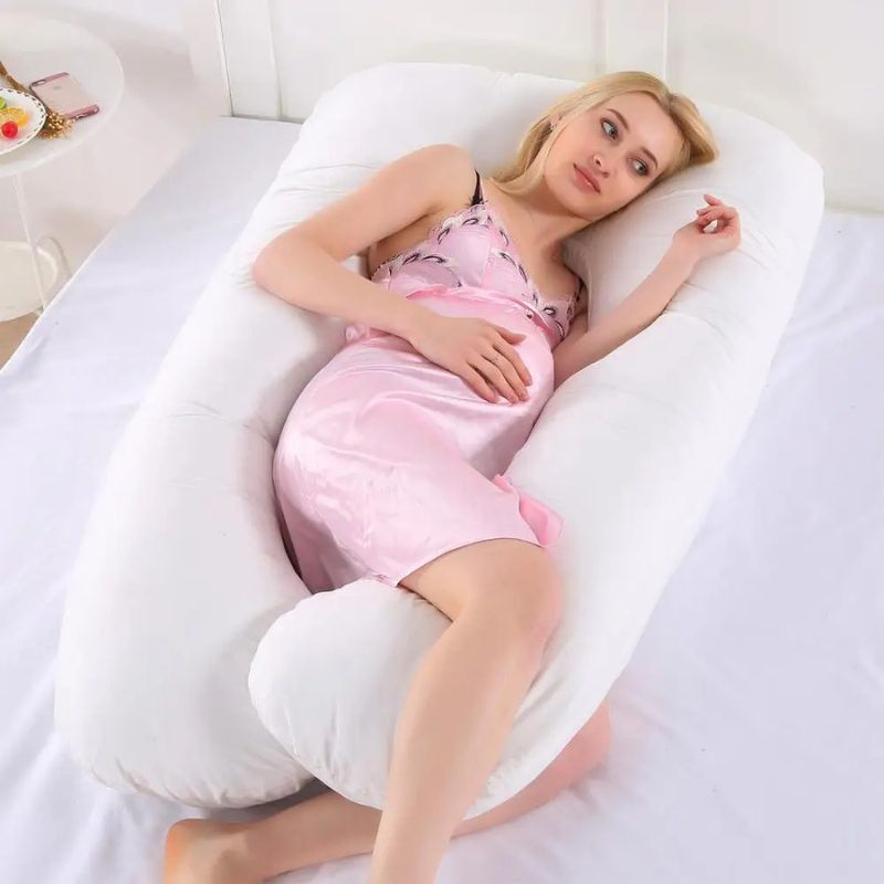 Coussin de Grossesse - Confort Ultime et Soutien Lombaire | U-Pillow