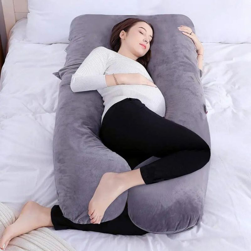 Coussin de Grossesse - Confort Ultime et Soutien Lombaire | U-Pillow