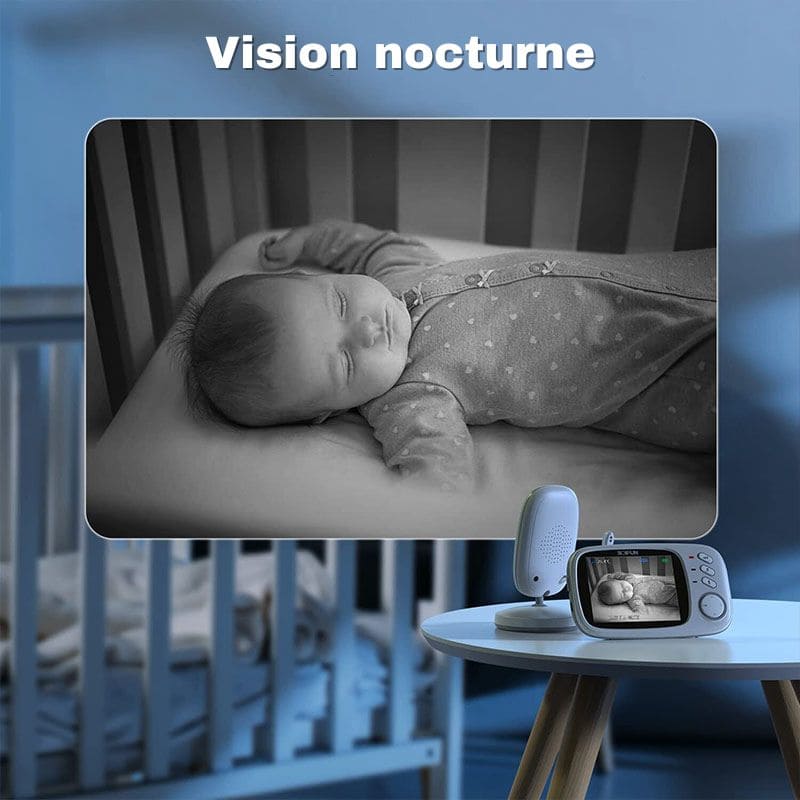 Babyphone vidéo - caméra de surveillance longue portée | BabyWatch