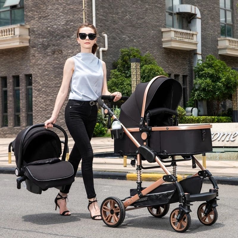 Poussette trio 3-en-1 bébé top confort | Queen Carriage