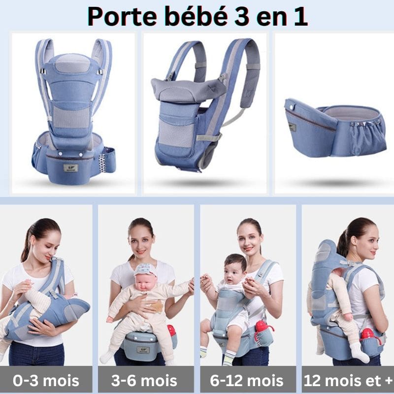 Porte-bébé ergonomique multifonction | LoveCarry