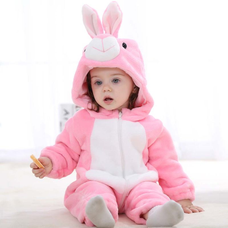 Barboteuse bébé Lapin rose