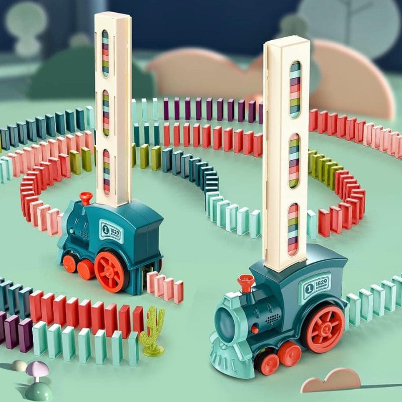 Train Domino Automatique pour enfants | DominoExpress