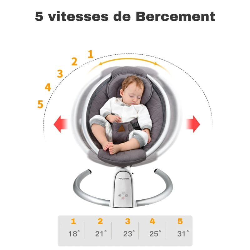 Transat Balancelle Bébé - Confort Suprême | SweetBouncer