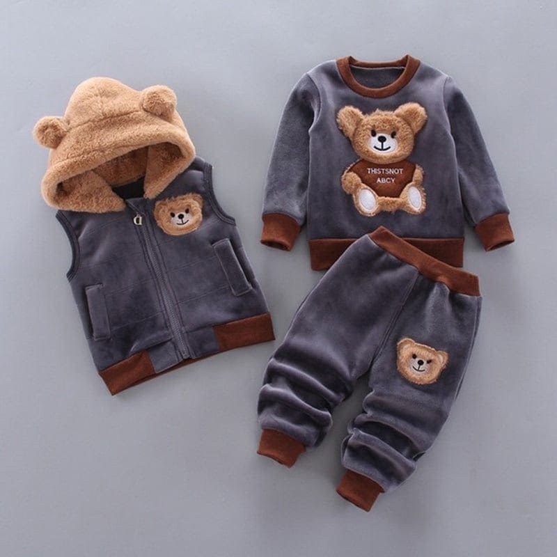 Ensemble Polaire ourson pour Bébé | TeddyTrio